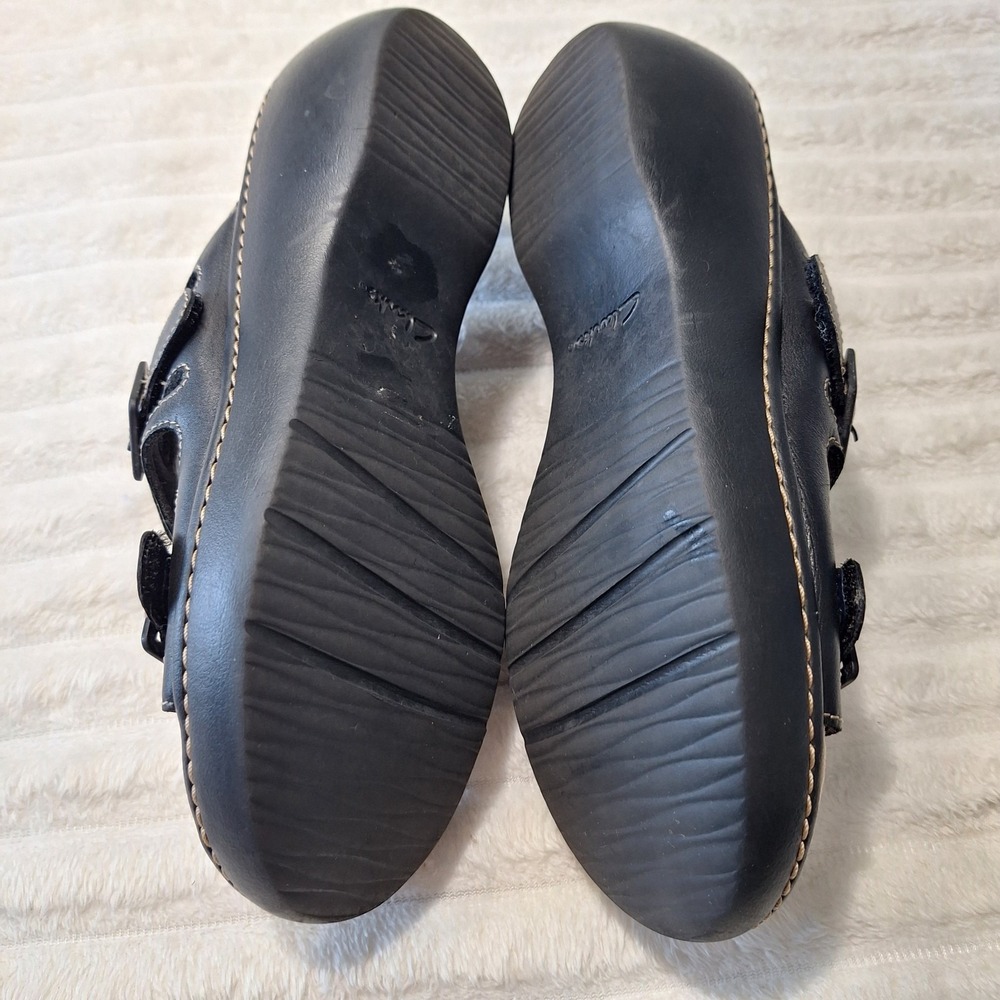 Clarks Collection Merliah Karli Sandals Womens 8 Black Slip On Adjustable... - Picture 6 of 12
